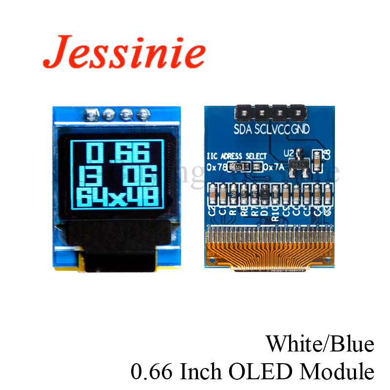 Ssd1306 - Modul Tampilan LCD OLED 0.66 Inci