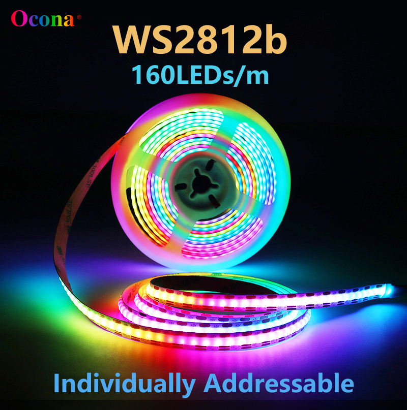 Ws2812B Strip 5V - WS2812B IP65 DC5V SPI RGB-IC Lampu