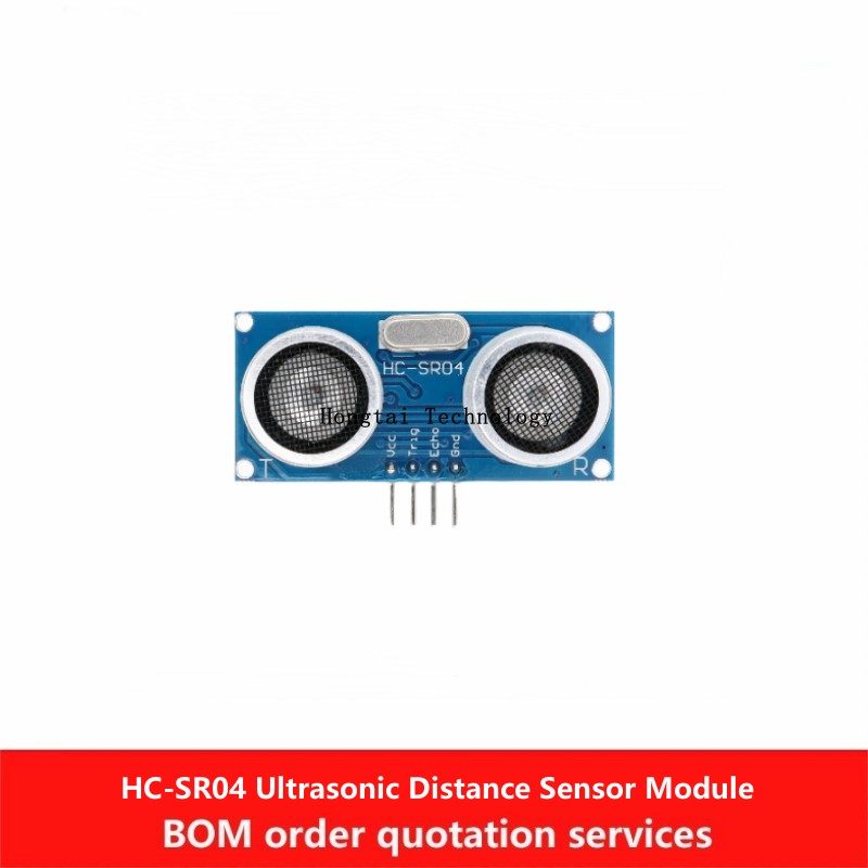 Ultrasonic Sensor Hc-Sr04 - HC-SR04 Modul Sensor Jarak Ultrasonik Tegangan
