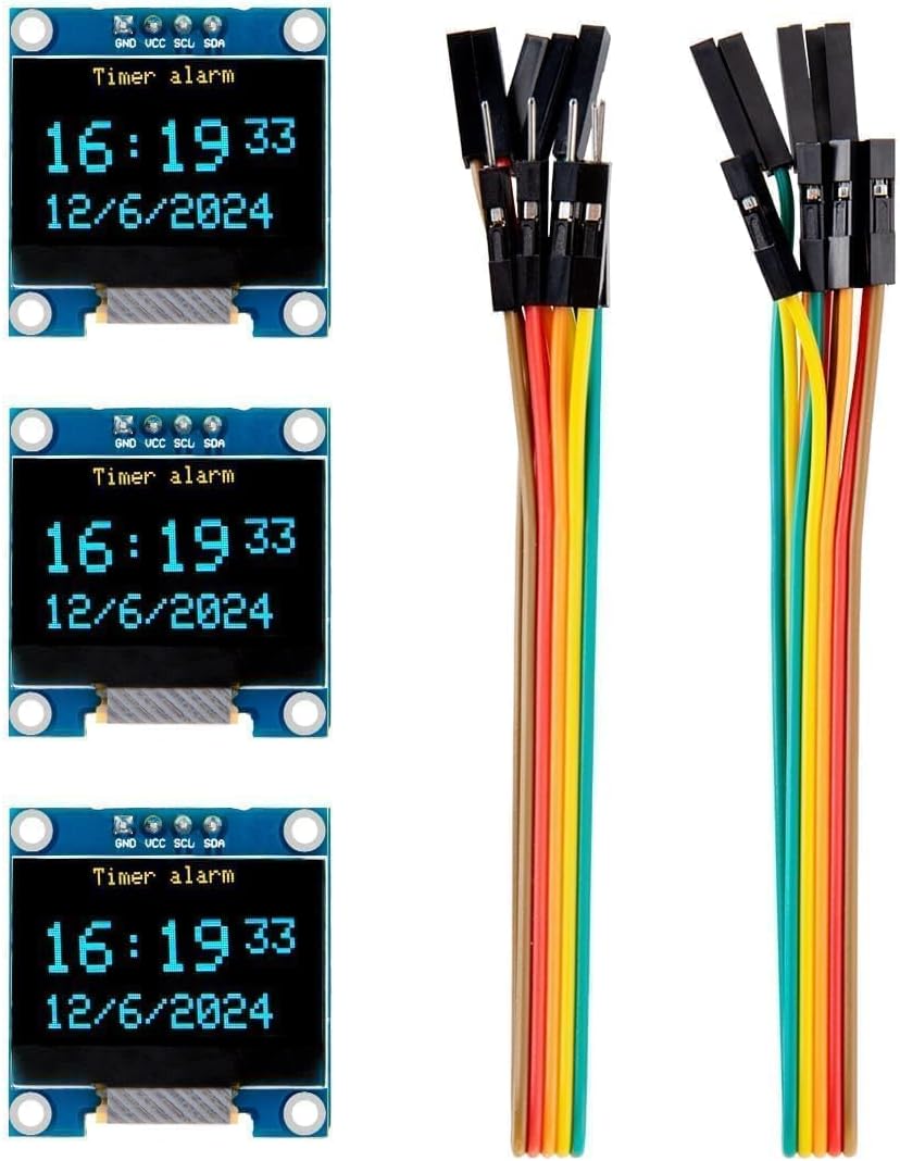 Ssd1306 - 3 Buah Modul Layar Tampilan OLED