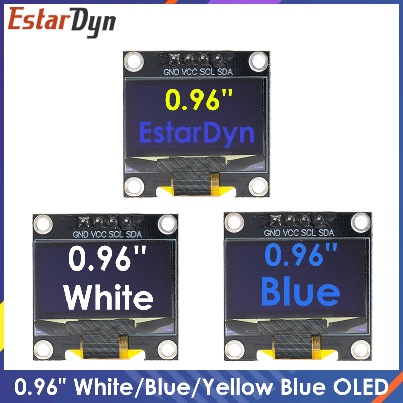 Oled Display 0.96 - IIC SPI seri 0.96 inci 7/4Pin