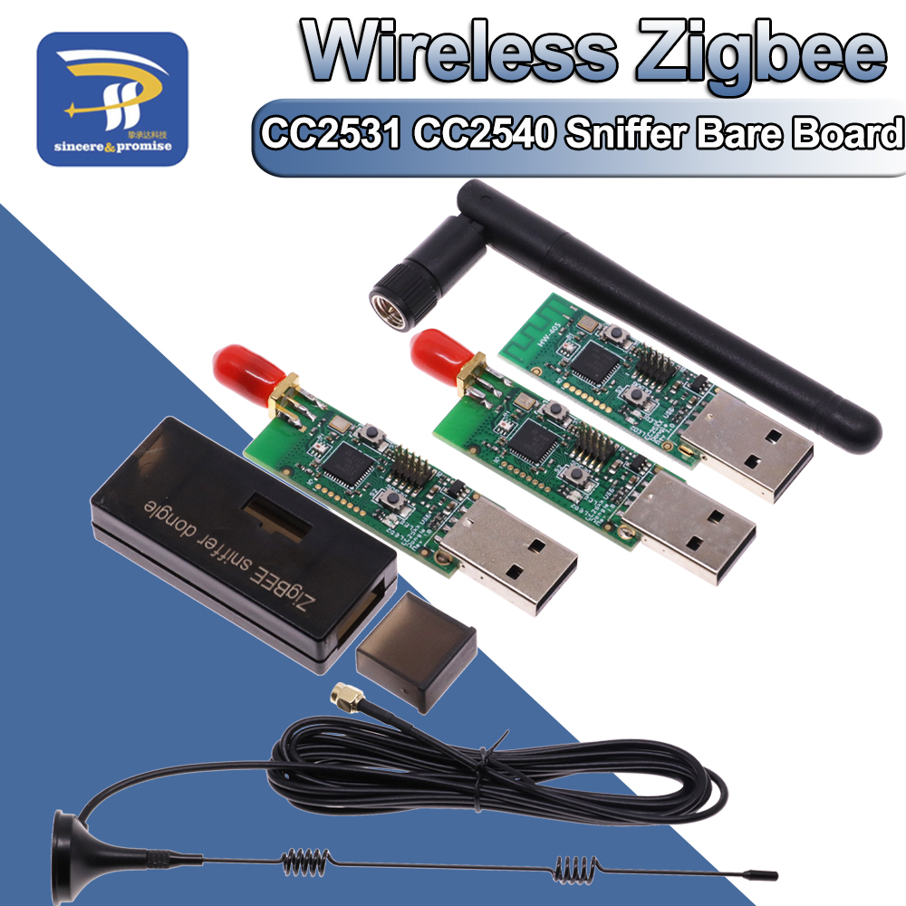 Zigbee Cc2531 - Sniffer Bare Board Paket Protokol Analyzer