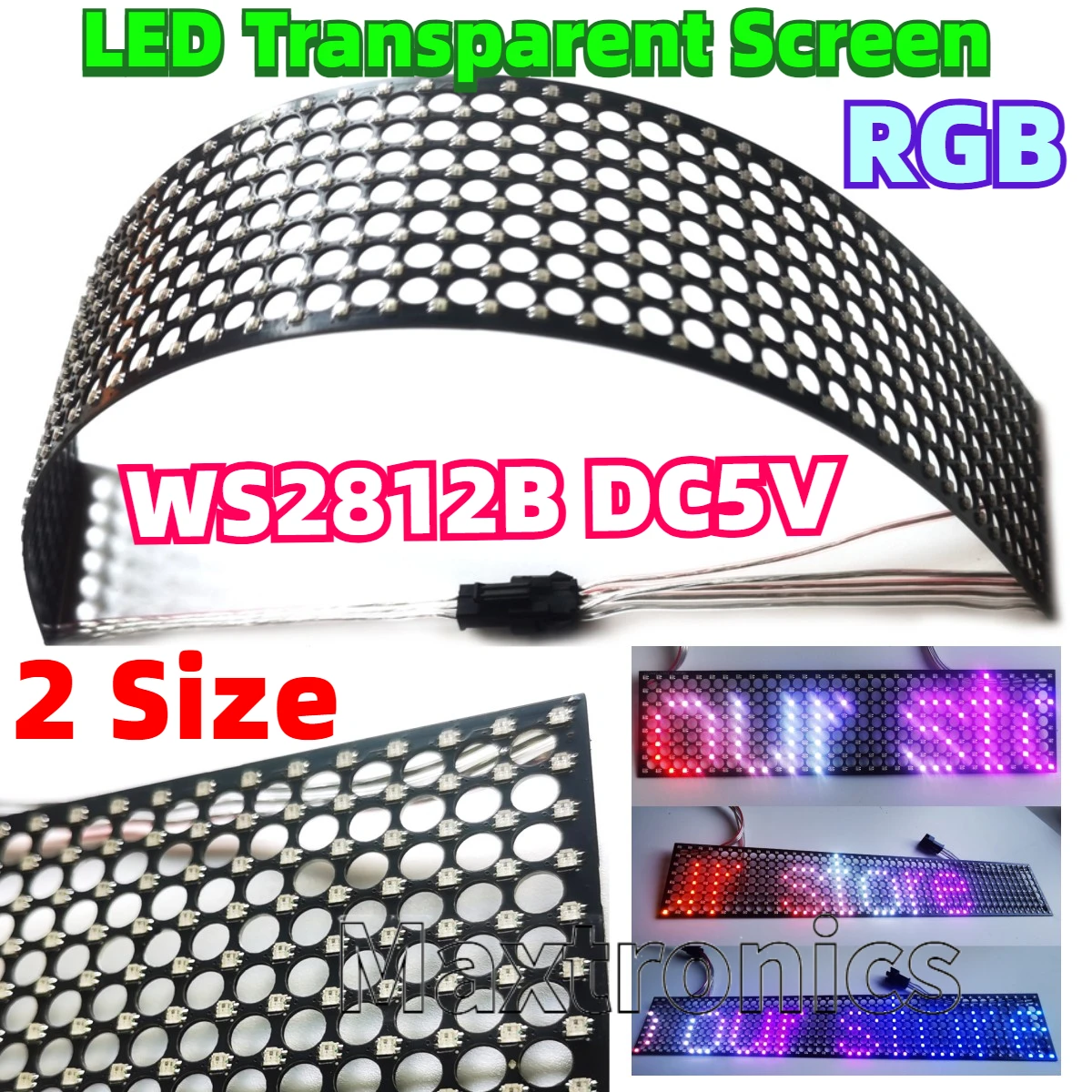 Ws2812B - WS2812B Layar Transparan LED Penuh Warna