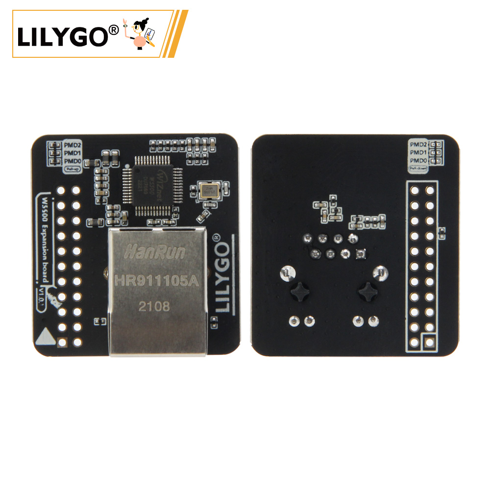 Ethernet W5500 - LILYGO® T-Relay-W5500 Ethernet Shield digunakan untuk