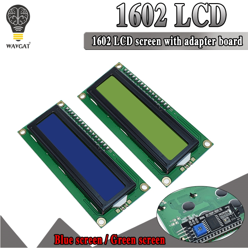 Lcd 1602 - Modul LCD1602 Layar Biru IIC/I2C 1602