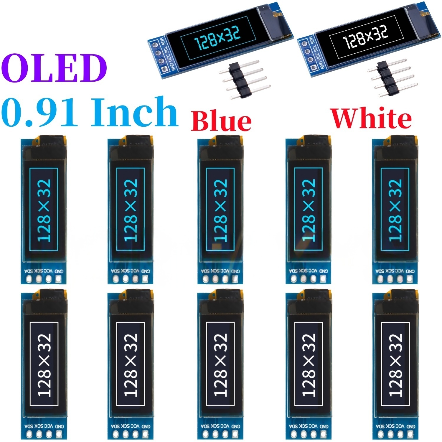 Ssd1306 - XZG 1-20 Buah 0.91 Inci 128X32