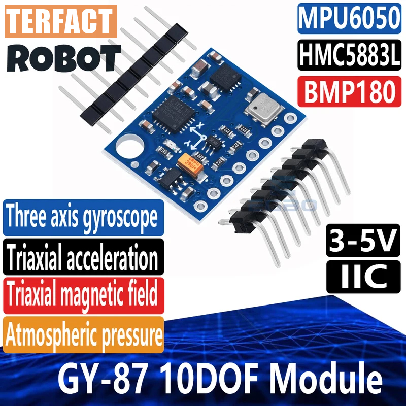 Mpu6050 - 1 ~ 5 Buah Modul GY-87