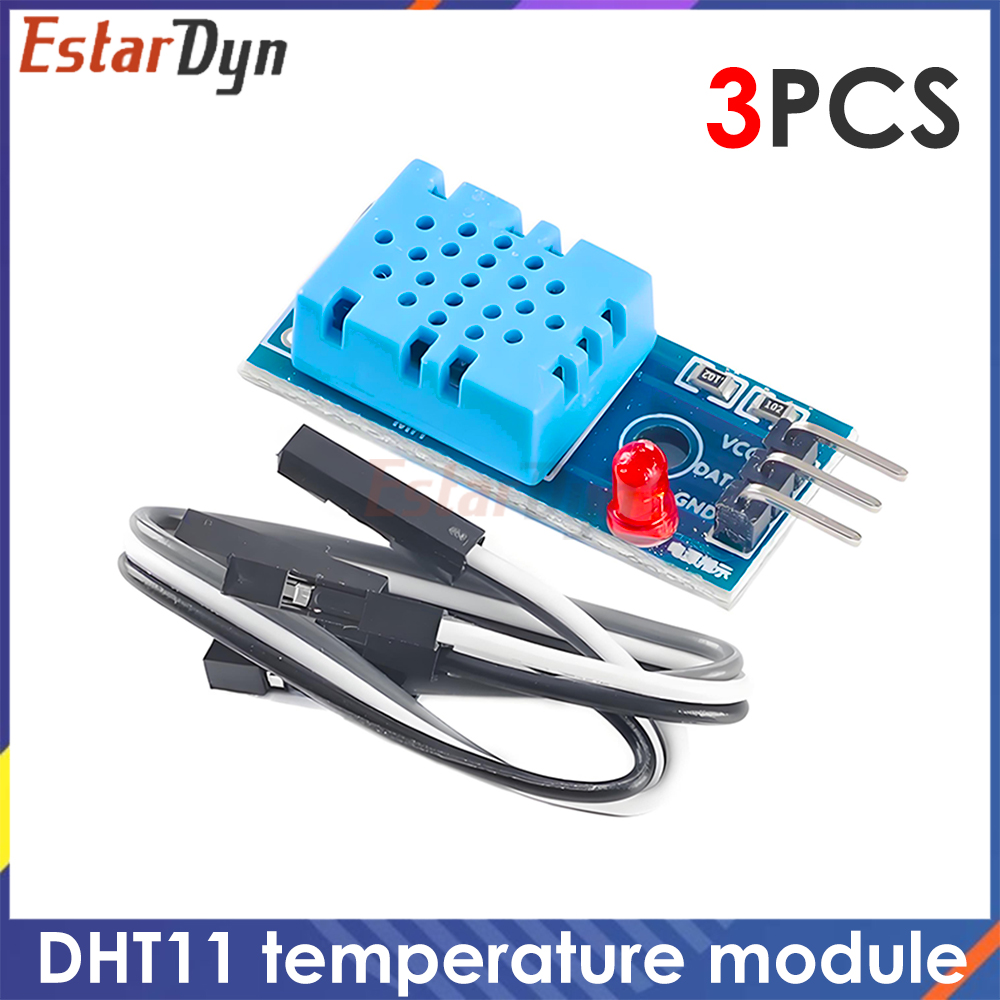 Dht11 - 3 Buah Modul Sensor Kelembaban Suhu