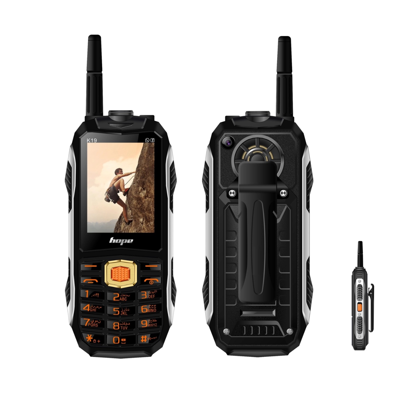 Tft Display 2.4 - Fitur Kasar Ponsel 4 SIM Baterai