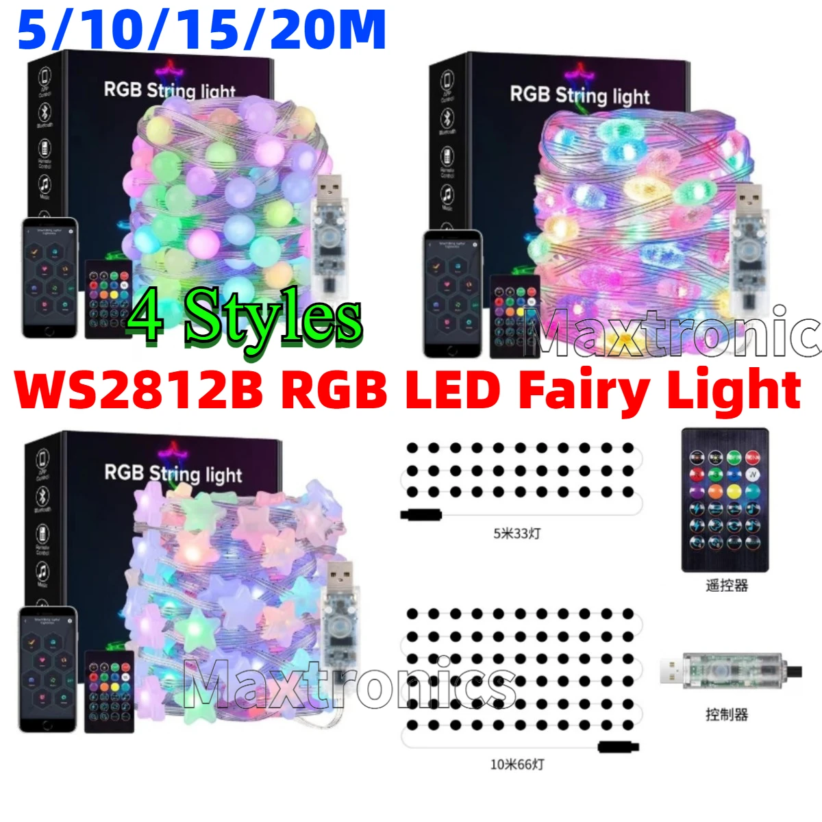 Ws2812B - Smart 4 Gaya RGB WS2812B LED