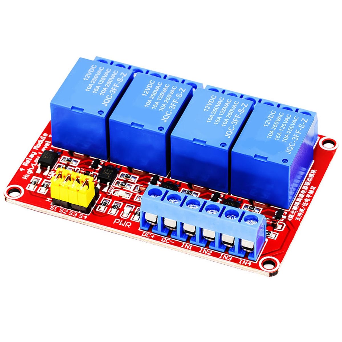 A49T Modul Relai 4 Saluran 5V  - Relay Module 4 Channel ulasan dan harga