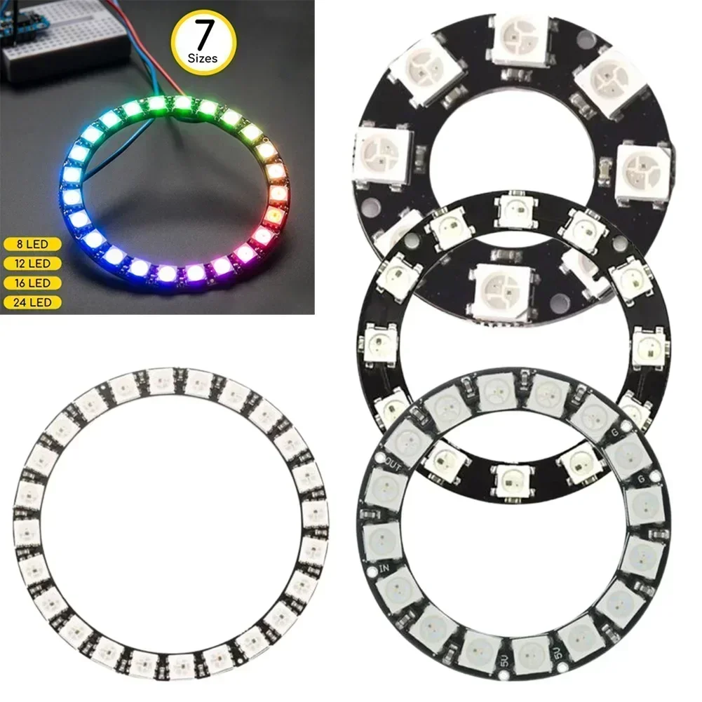 Cincin LED 5V RGB beralamat In - Neopixel ulasan dan harga