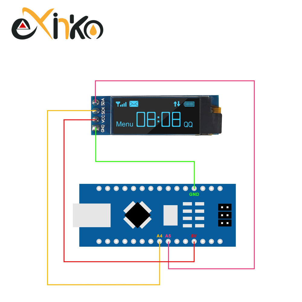1-10pcs Modul Layar OLED 0.91  - Oled Display 0.96 ulasan dan harga
