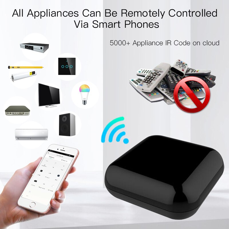 Remote MOES Tuya WiFi IR RF un - Ir Remote Module ulasan dan harga