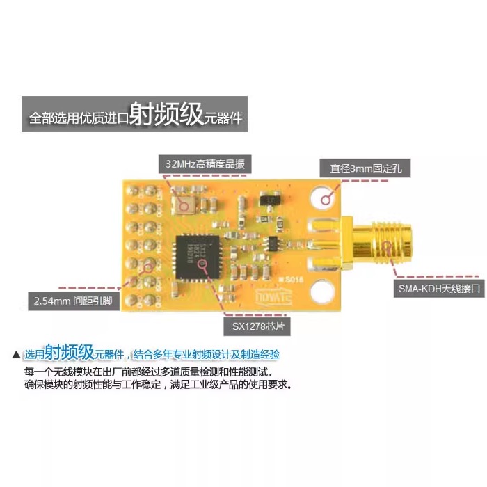 SX1278 Modul Nirkabel 433MHz L - Lora Sx1278 ulasan dan harga