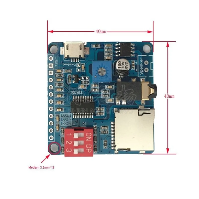 Modul Pemutaran Suara Suara Ar - Sd Card Module ulasan dan harga