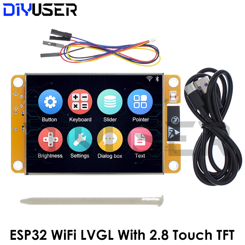 Papan Pengembangan ESP32 LVGL  - Tft Display 2.4 ulasan dan harga