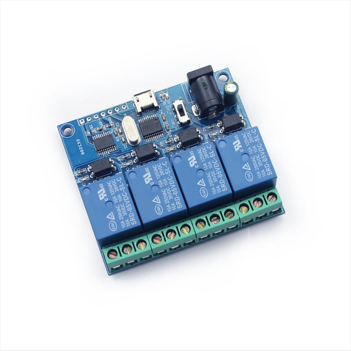 AT42 Modul Relai USB 4 Saluran - Relay Module 4 Channel ulasan dan harga