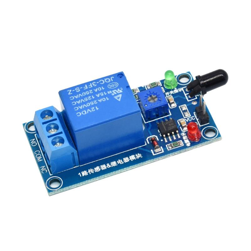 Modul Sensor Pendeteksi Api In - Relay Module 1 Channel ulasan dan harga