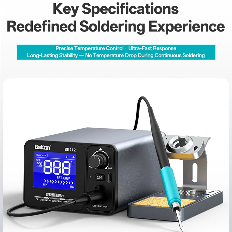 Stasiun Solder Pintar Bakon BK - Soldering Iron Temperature Probe ulasan dan harga
