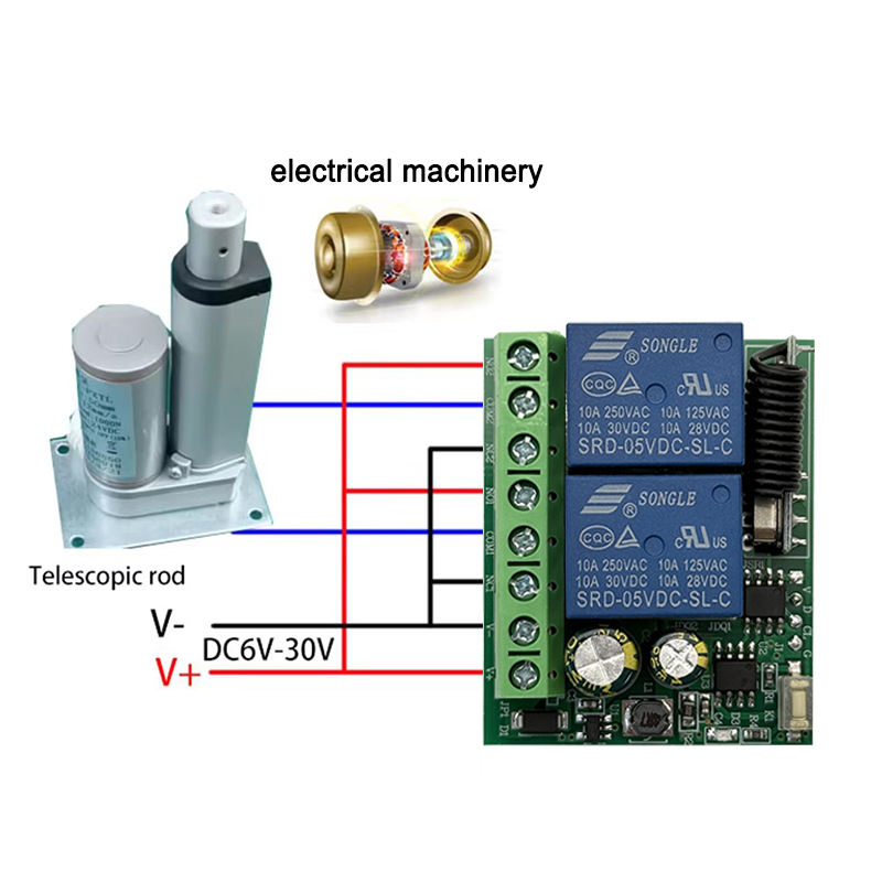DC 9V 12V 24V AC 85-250V 2CH M - Joystick Module ulasan dan harga