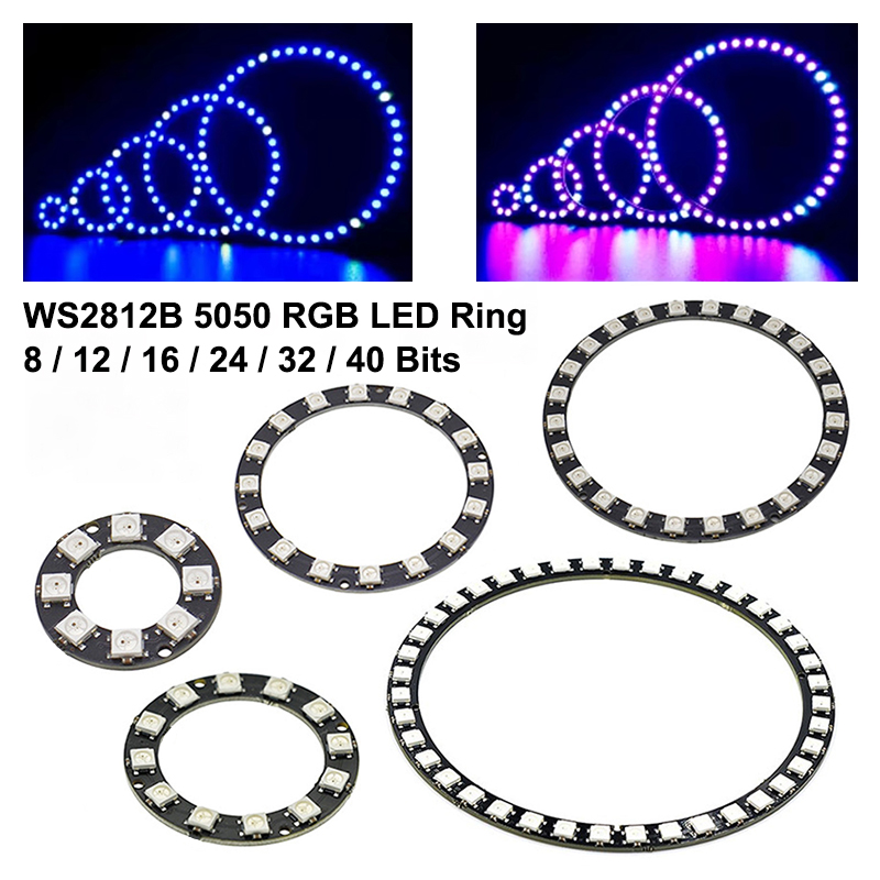 1 Buah Cincin LED Pintar SMD50 - Ws2812B ulasan dan harga
