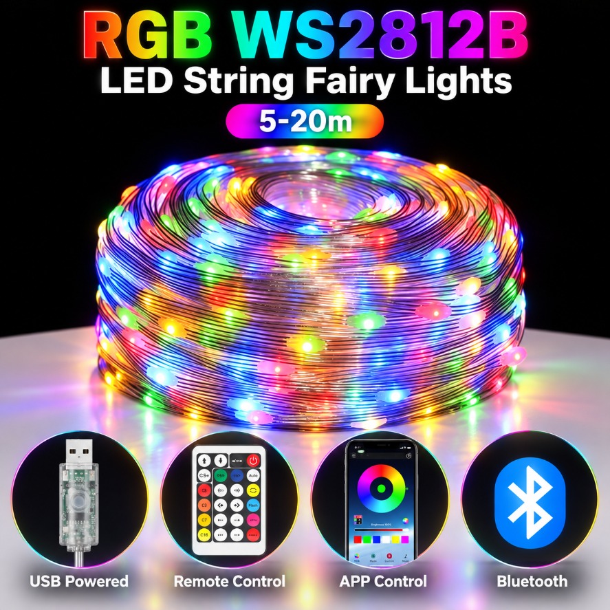 Lampu Hias LED RGB WS2812B den - Ws2812B Strip 5V ulasan dan harga
