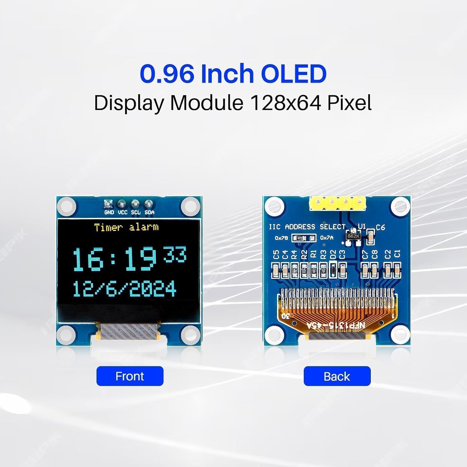 3 Buah Modul Layar Tampilan OL - Ssd1306 ulasan dan harga