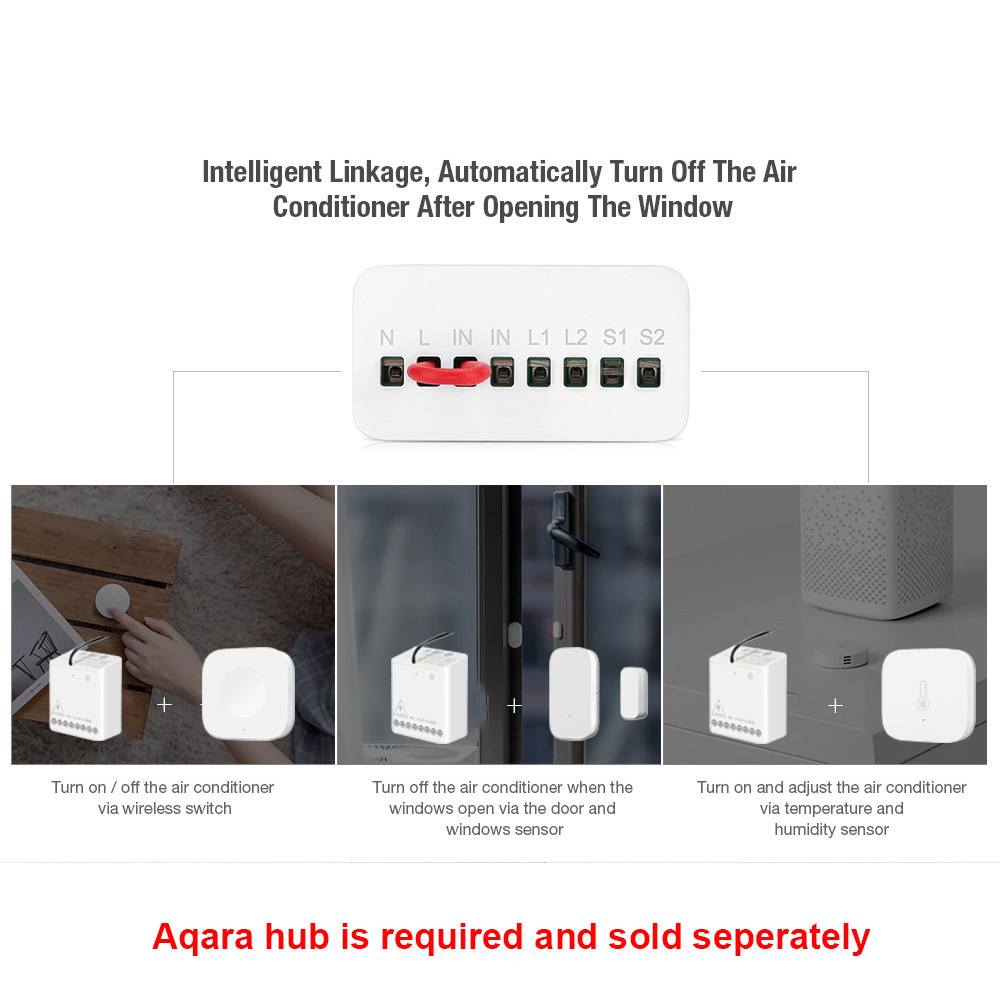 Modul Kontrol Dua Arah Aqara S - Relay Module 1 Channel ulasan dan harga