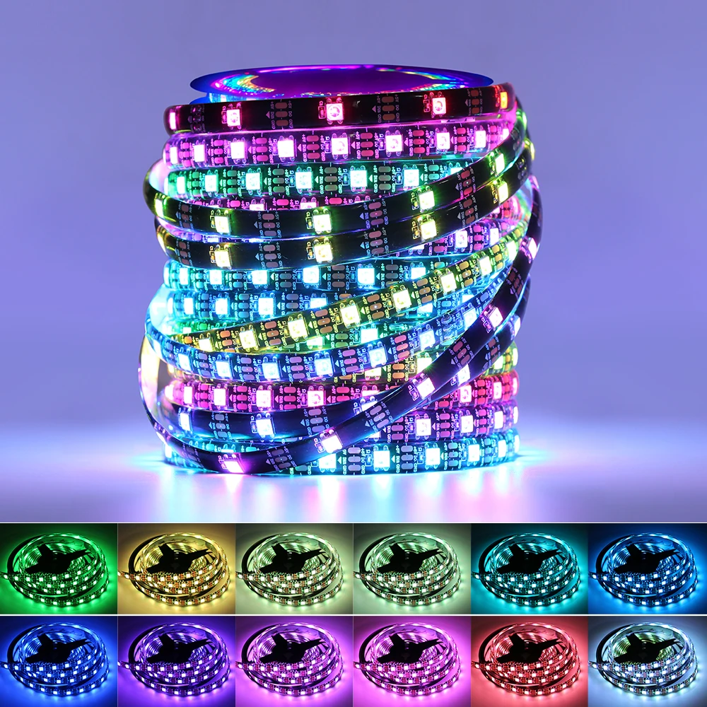 5V WS2812B Piksel RGB Lampu St - Ws2812B Strip 5V ulasan dan harga