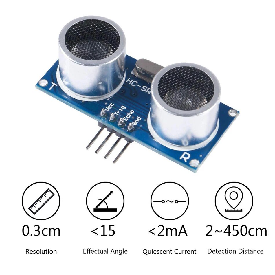 5 modul ultrasonik, sensor jar - Ultrasonic Sensor Hc-Sr04 ulasan dan harga