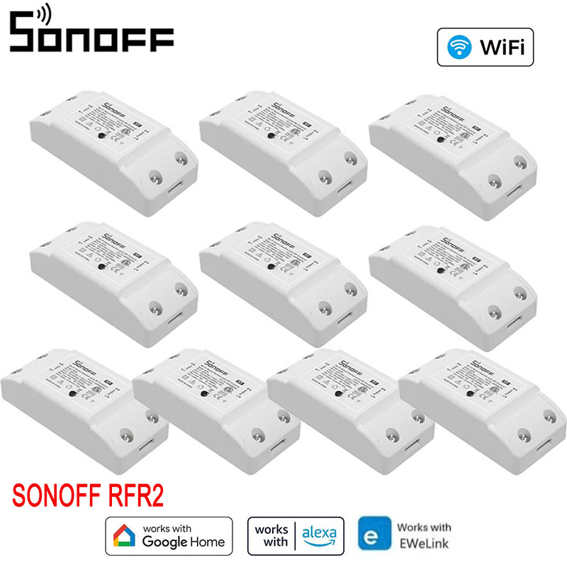 Smart Switch 1-10 Buah SONOFF  - Relay Module 1 Channel ulasan dan harga