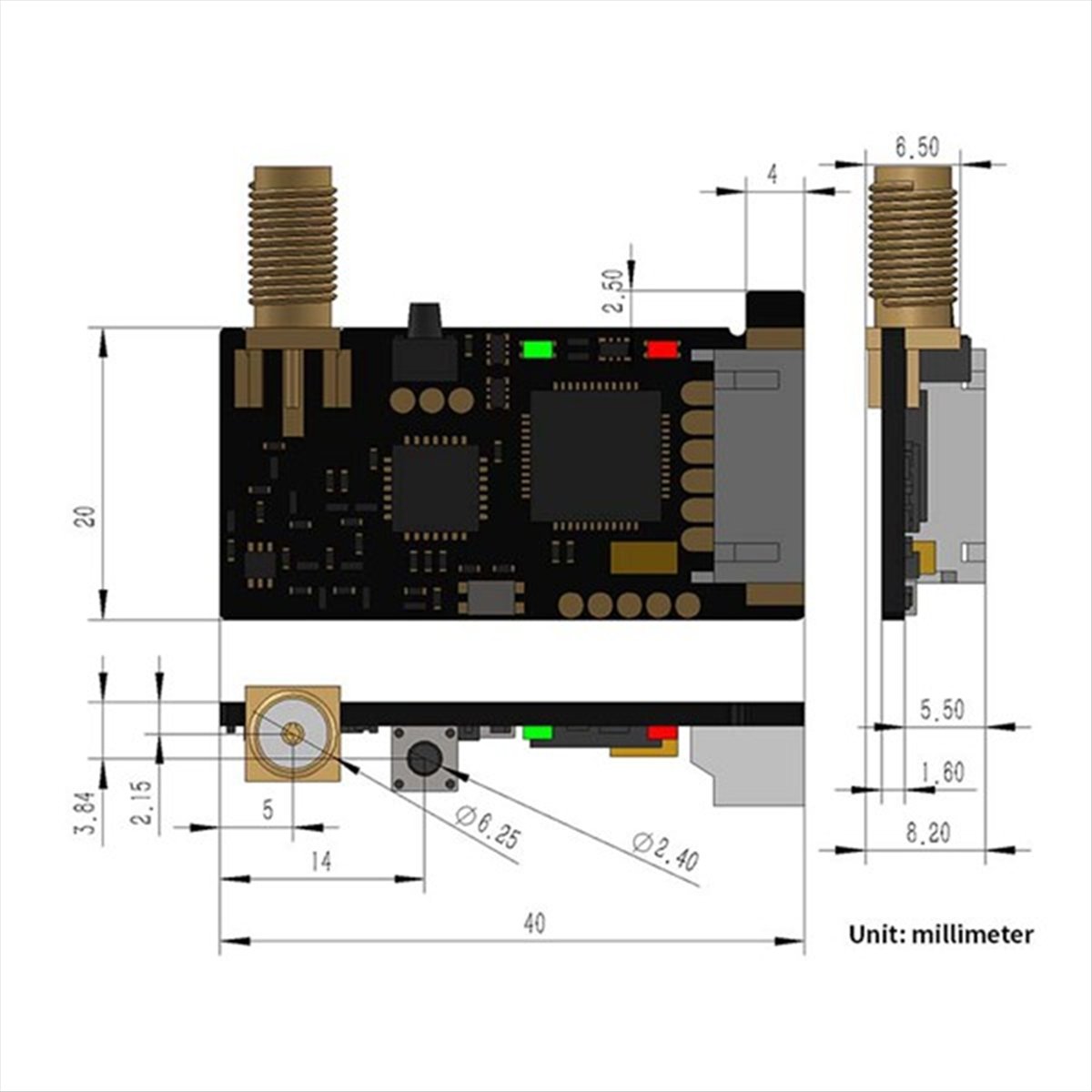 ☶ ❈ ＊ ♥ AC1575-2Pcs SX1278 433 - Lora Sx1278 ulasan dan harga