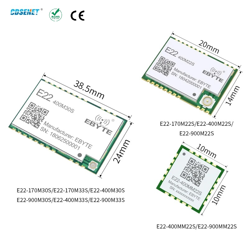 170/433/868/915Mhz LoRa SX1262 - Lora Rfm95 ulasan dan harga