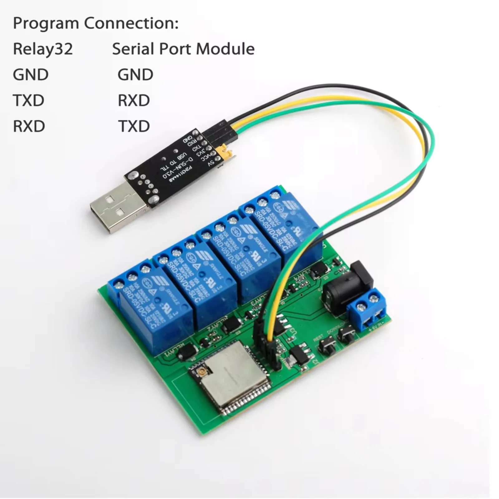 Modul Relay Nirkabel 4 Saluran - Relay Module 4 Channel ulasan dan harga
