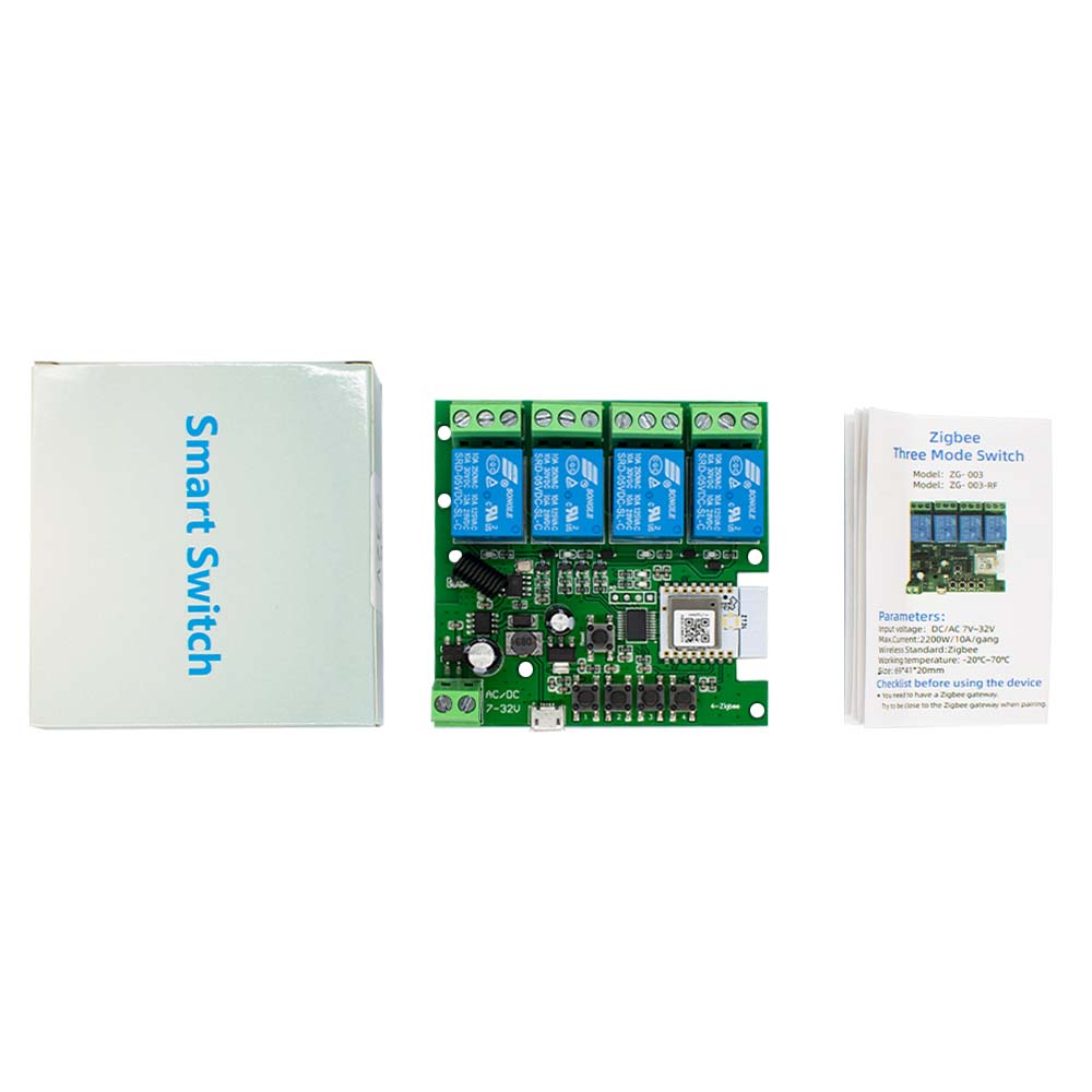 4CH Zigbee 3.0 Smart Home Rela - Relay Module 4 Channel ulasan dan harga