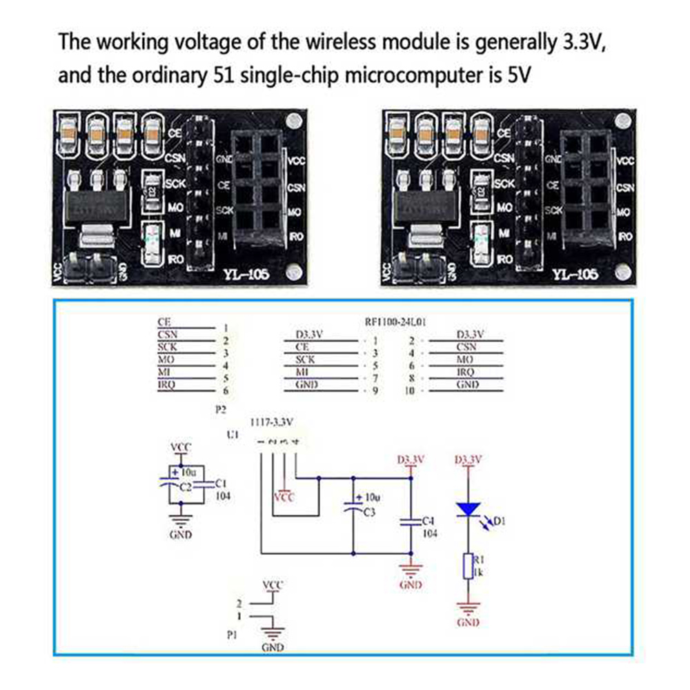 5 Buah Modul Adaptor Nirkabel  - Nrf24L01 ulasan dan harga