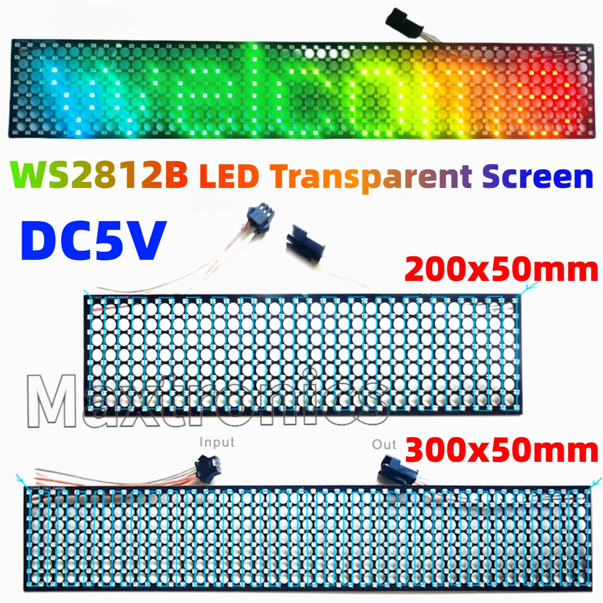 WS2812B Layar Transparan LED P - Ws2812B ulasan dan harga