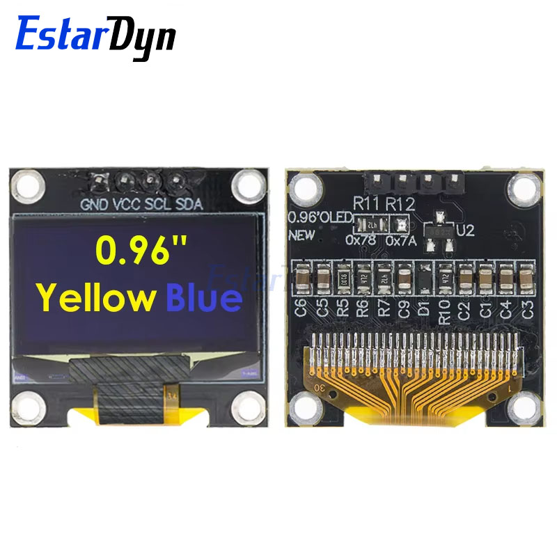 Modul Layar OLED 0.96 inci IIC - Ssd1306 ulasan dan harga