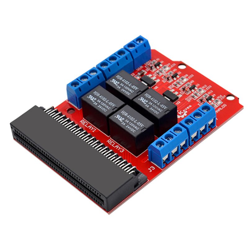Modul Relay 4 Saluran A64I Mic - Relay Module 4 Channel ulasan dan harga