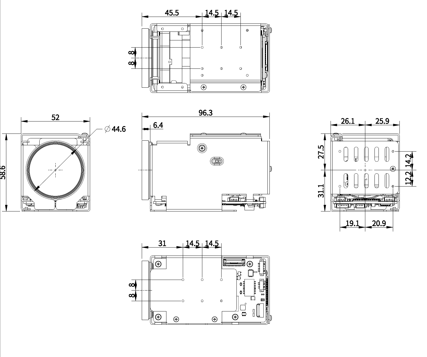 Modul Kamera Jaringan AI 2Mp 1 - Sd Card Module ulasan dan harga