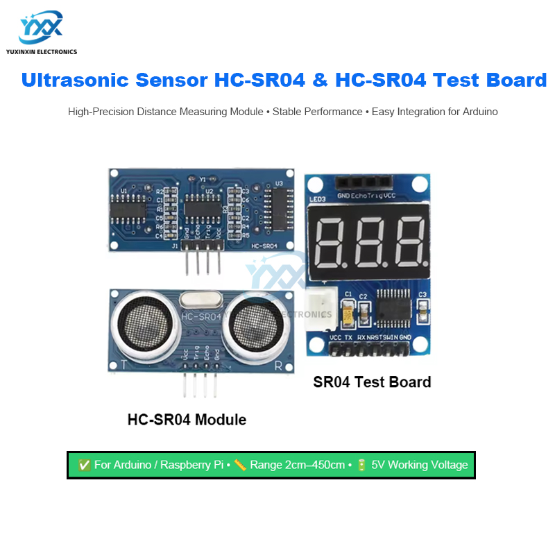 Sensor Ultrasonik HC-SR04 HCSR - Ultrasonic Sensor Hc-Sr04 ulasan dan harga