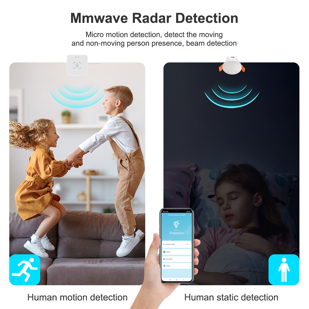 ZigBee MmWave Radar kehadiran  - Pir Motion Sensor ulasan dan harga