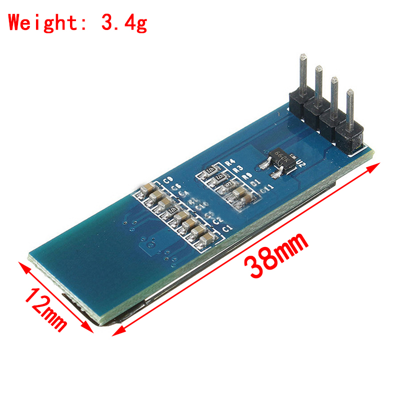 Modul peraga OLED 0.91 inci pu - Ssd1306 ulasan dan harga