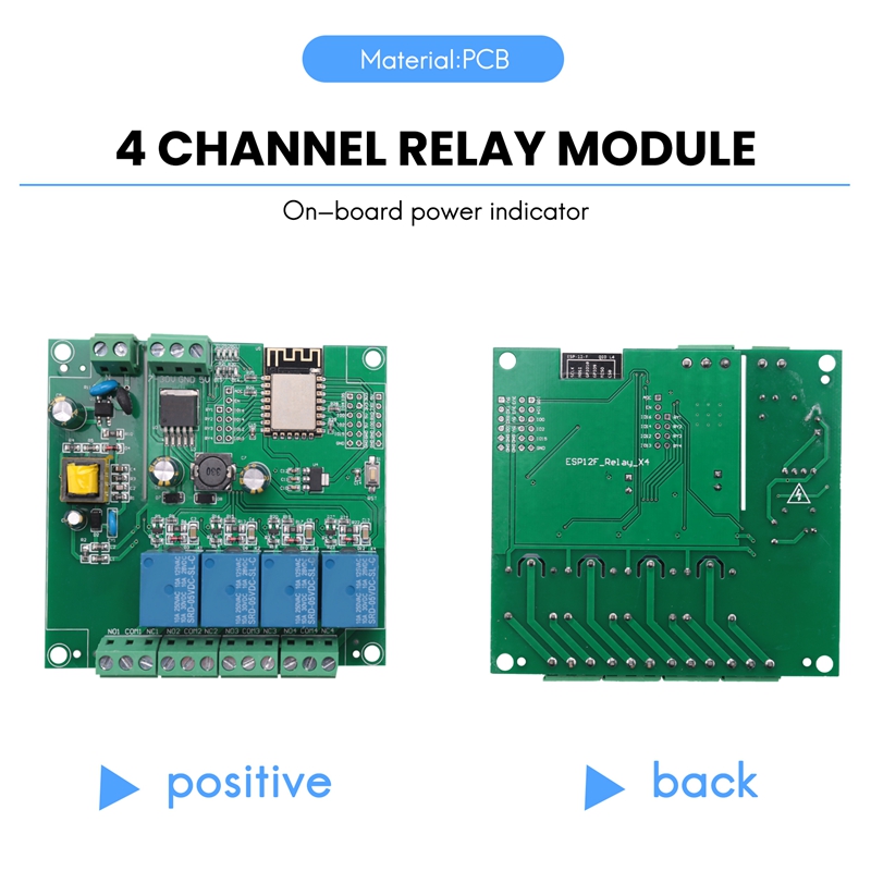 Modul Relay 4 Saluran WIFI Nir - Relay Module 4 Channel ulasan dan harga