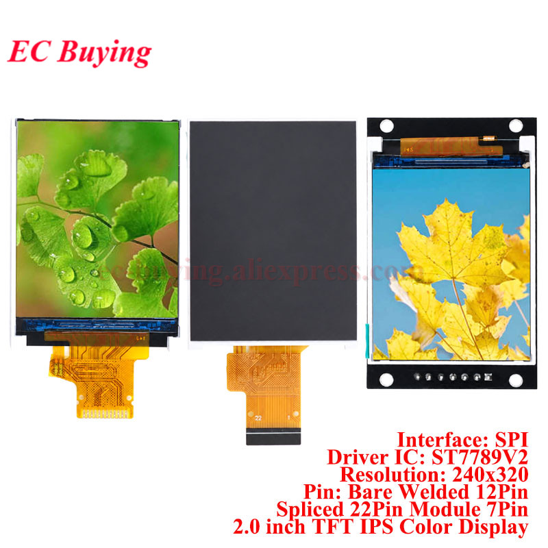 Modul Layar LCD Warna TFT IPS  - Tft Display 2.4 ulasan dan harga