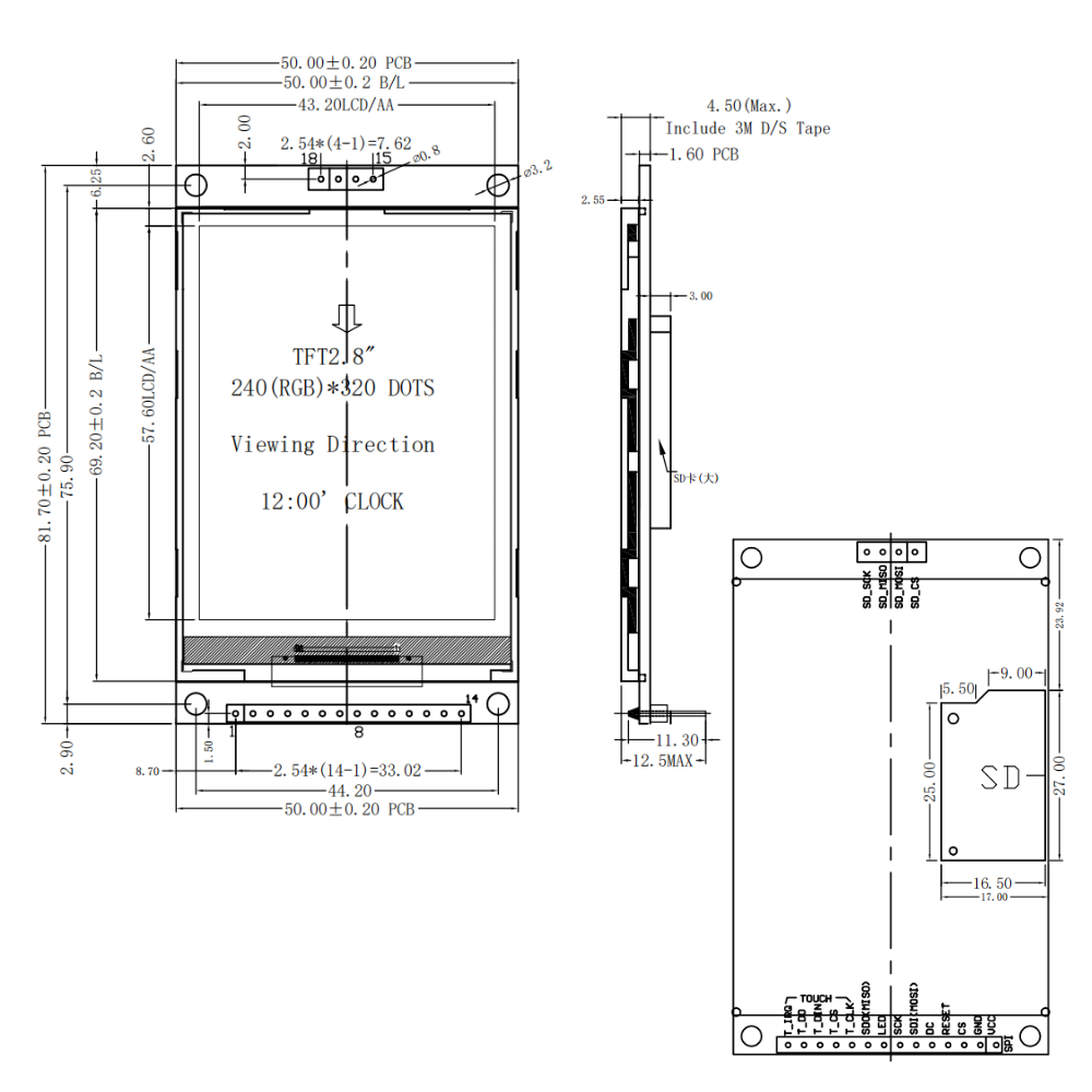 Modul Layar LCD TFT 2.8 Inci K - Ili9341 ulasan dan harga
