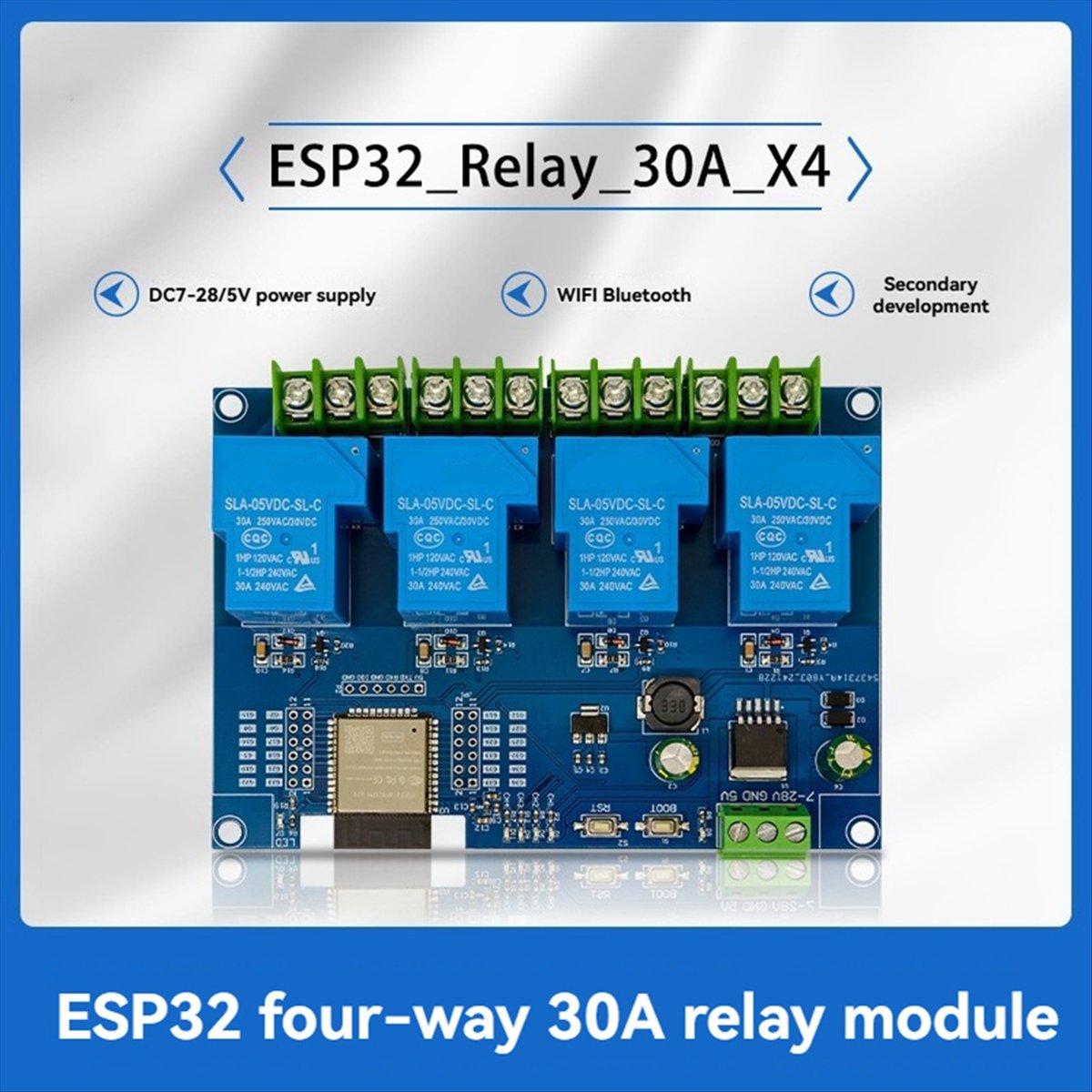 Modul Relay 4 Saluran HDL 30A  - Relay Module 4 Channel ulasan dan harga