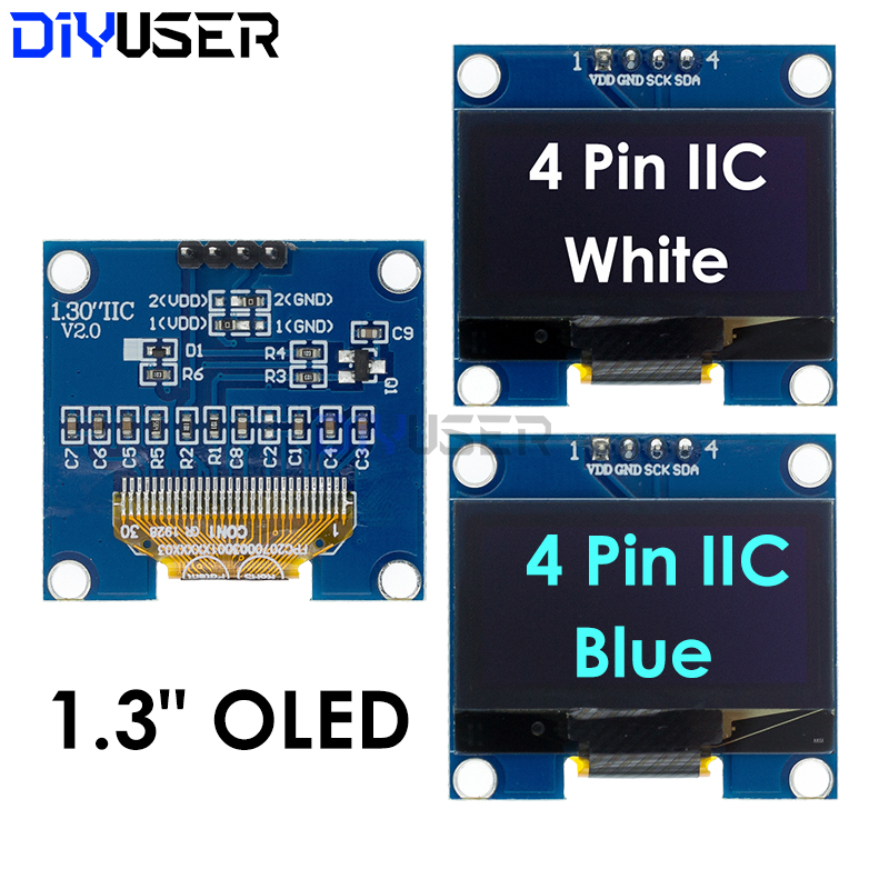 DIYUSER Modul Layar OLED IIC 1 - Ssd1306 ulasan dan harga