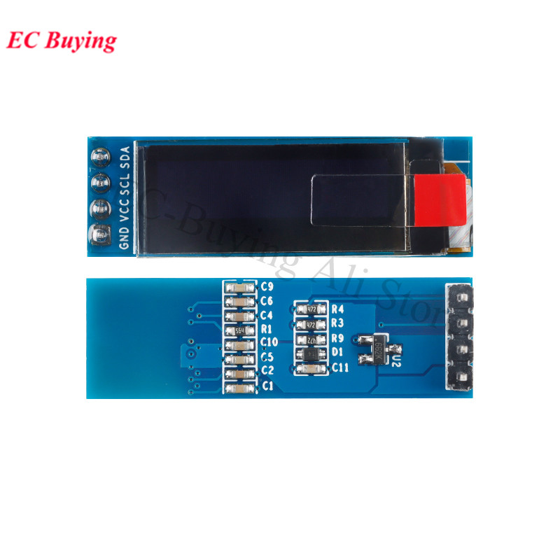 Modul OLED 0.91 inci layar 0.9 - Ssd1306 ulasan dan harga